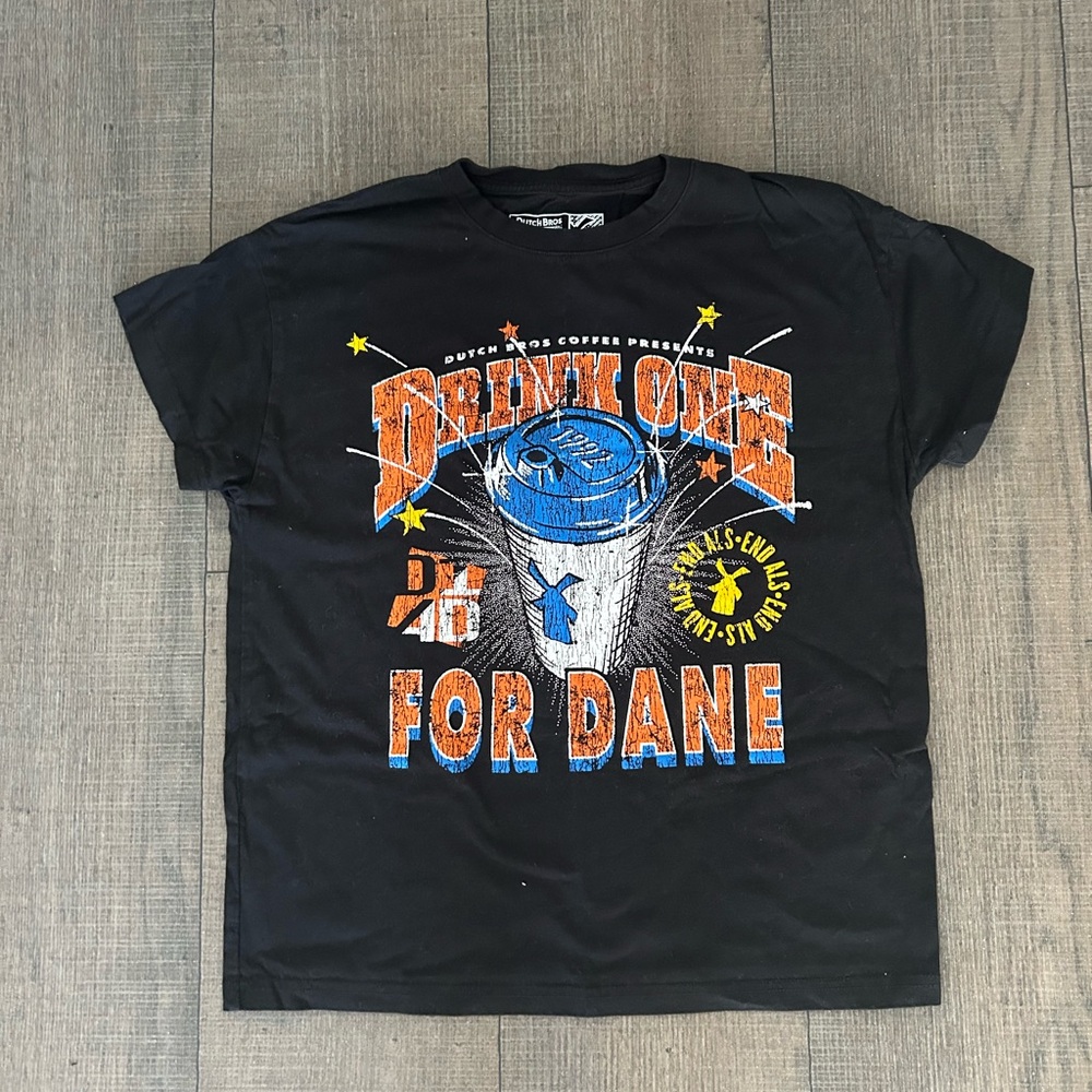 Dutch Bros Black and Blue Graphic Tee